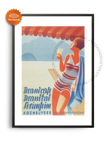 Summer Woman vintage poster