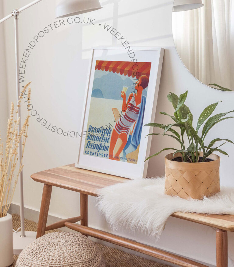 Summer Woman vintage poster