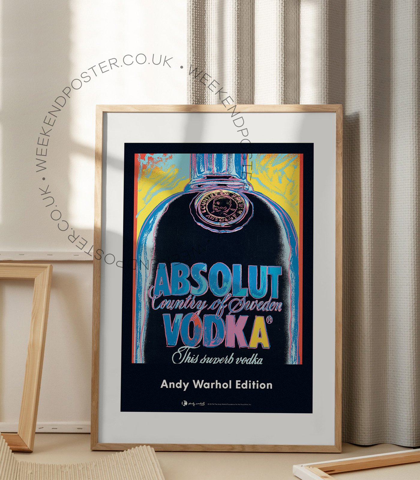 Absolut Vodka Andy Warhol Edition vintage poster - Weekend Poster