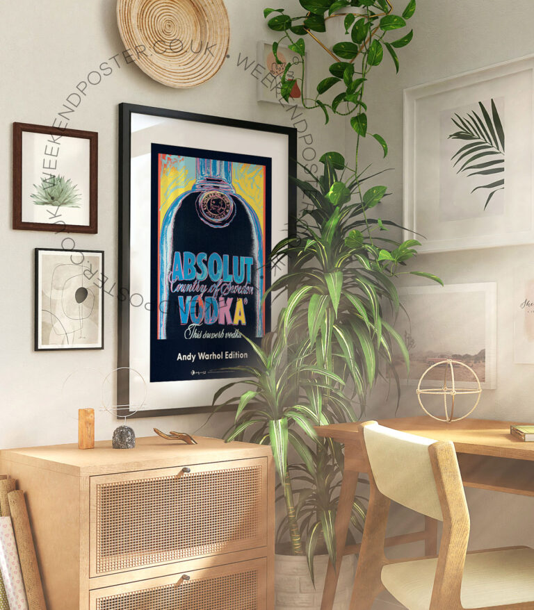 Absolut Vodka Andy Warhol Edition vintage poster