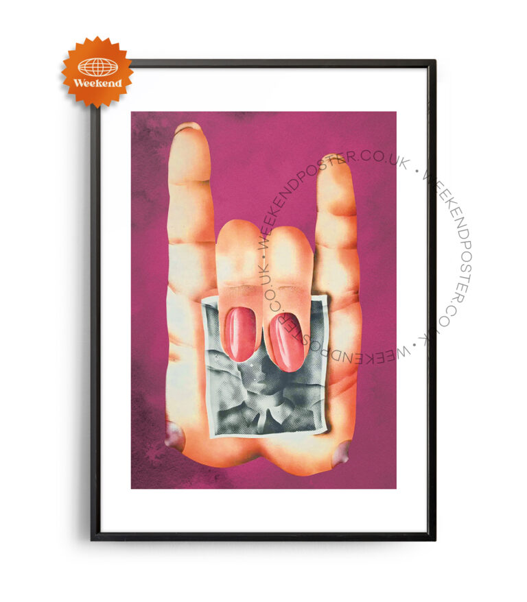 Abstract Art vintage poster