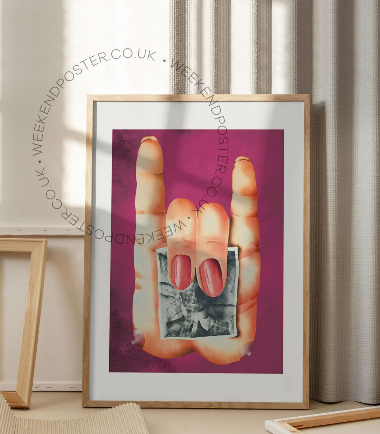 Abstract Art vintage poster