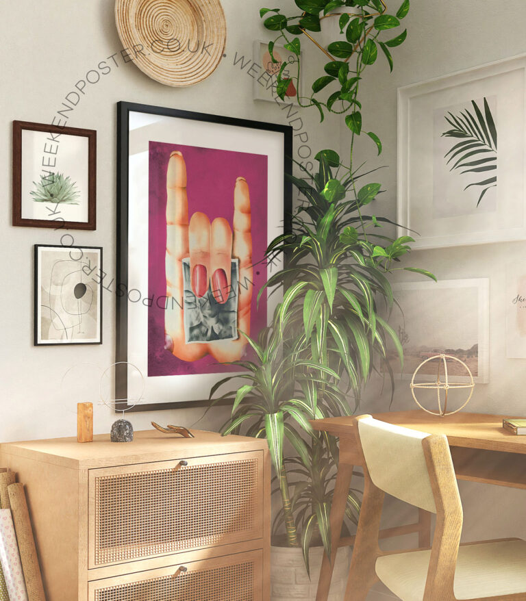 Abstract Art vintage poster