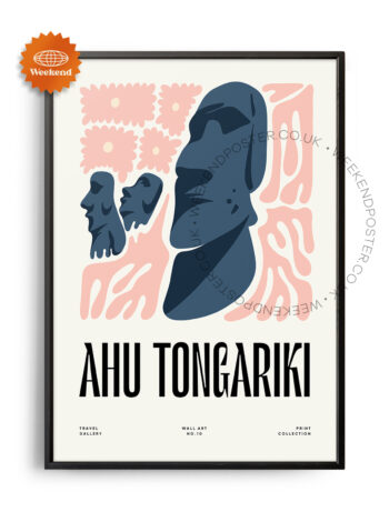 Ahu Tongariki landmark poster