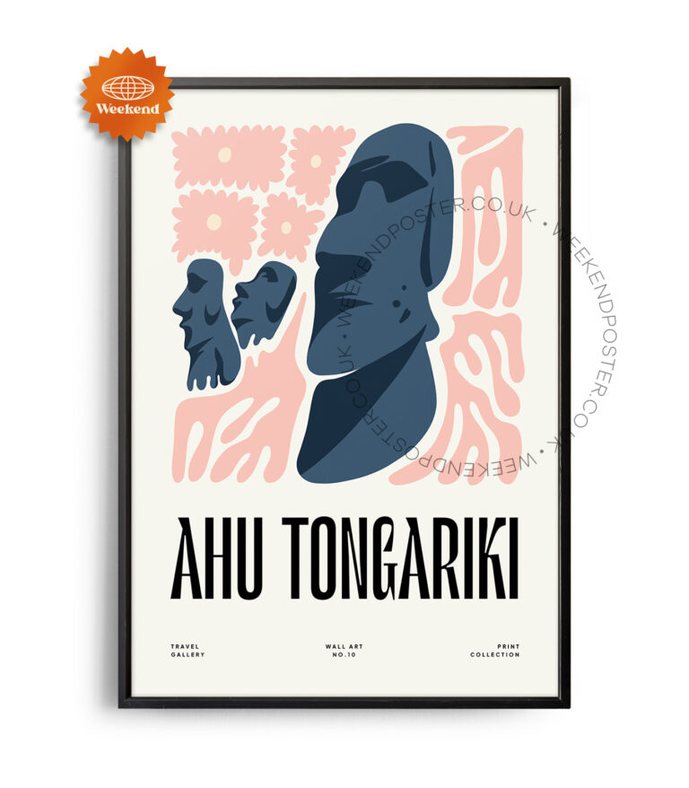 Ahu Tongariki landmark poster