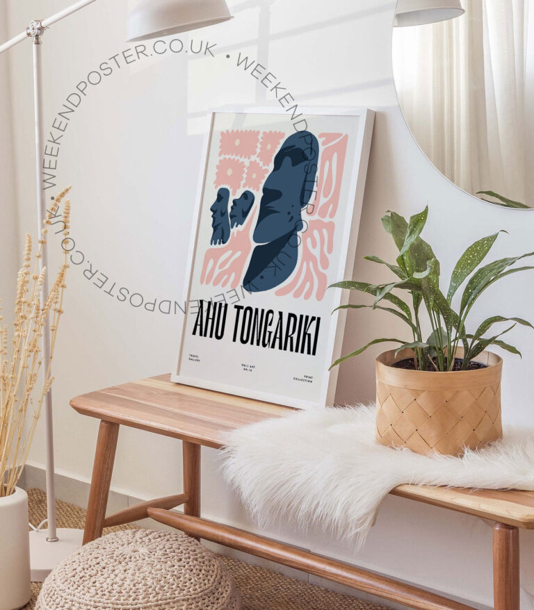 Ahu Tongariki landmark poster