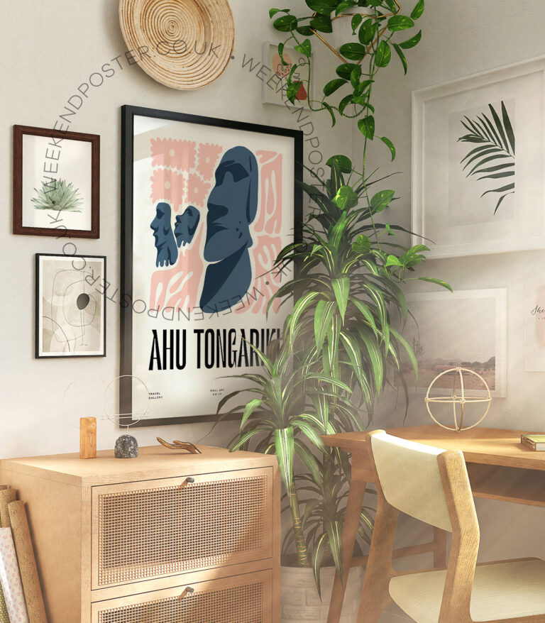 Ahu Tongariki landmark poster