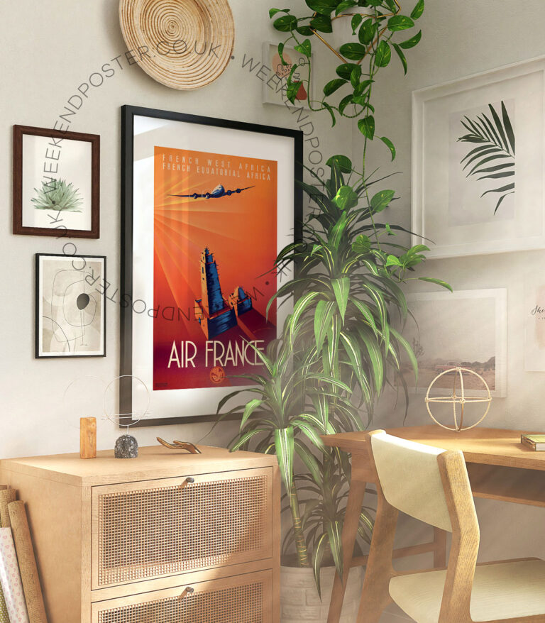 Air France vintage poster