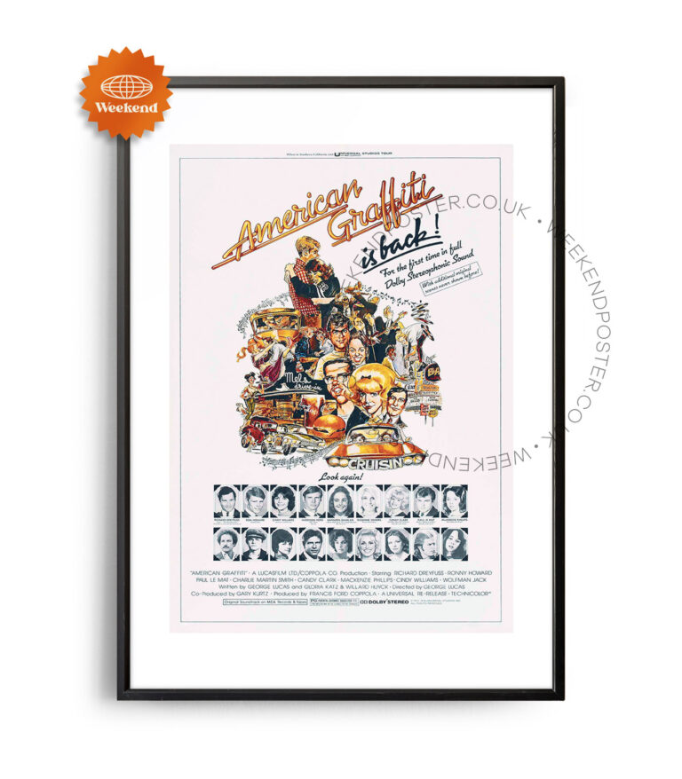 American Graffiti vintage poster