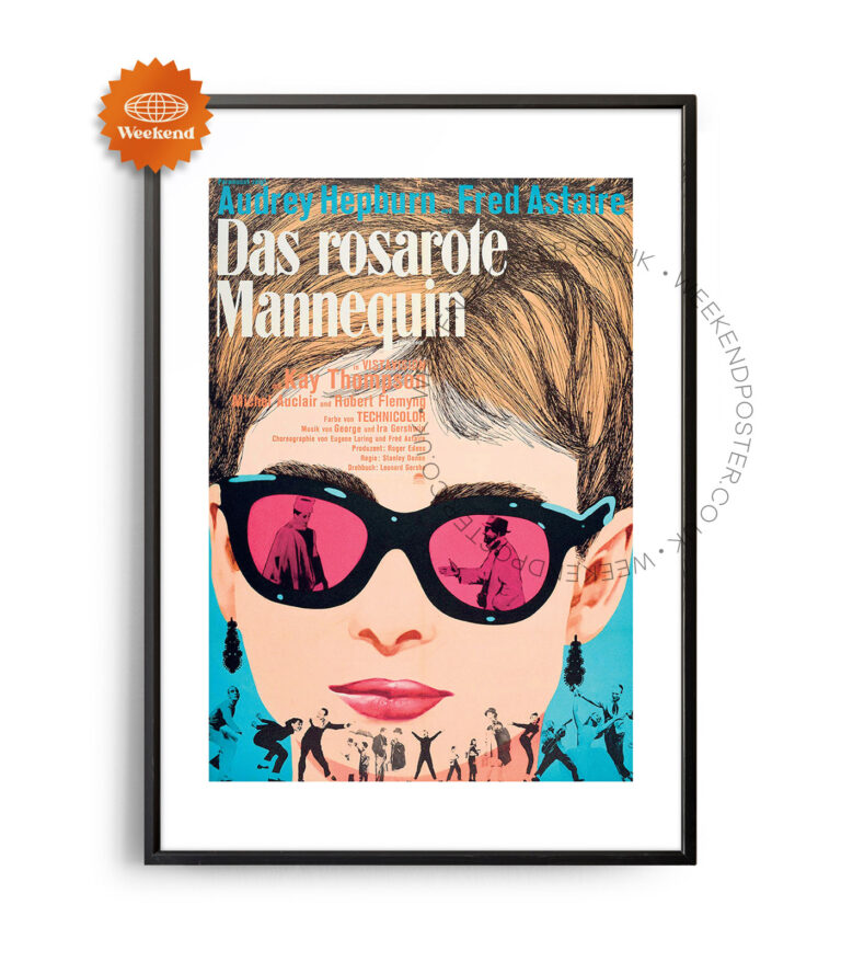 Audrey Hepburn vintage poster