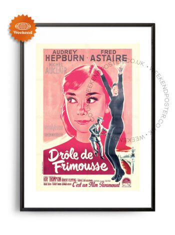Audrey Hepburn vintage poster