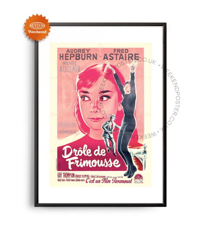 Audrey Hepburn vintage poster
