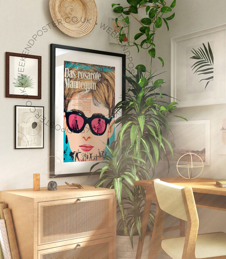 Audrey Hepburn vintage poster