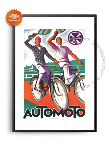 Automoto vintage poster