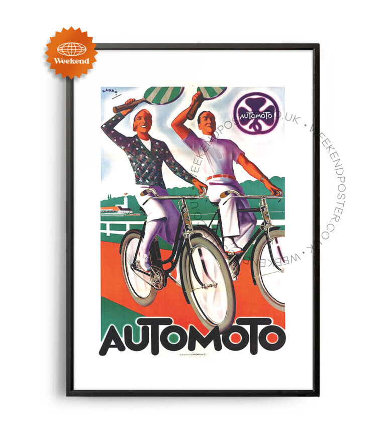 Automoto vintage poster