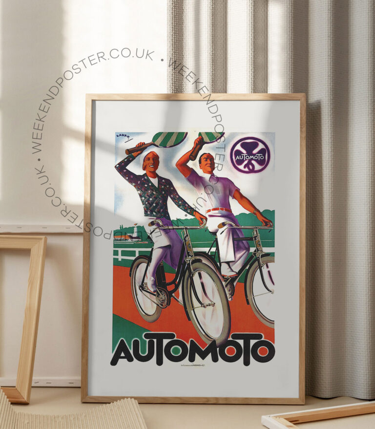 Automoto vintage poster