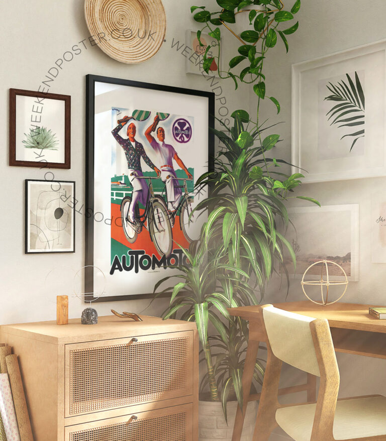 Automoto vintage poster