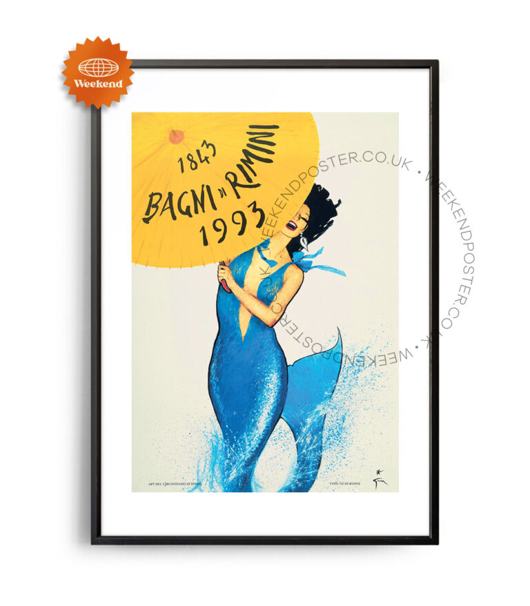 Bagni Di Rimini vintage poster