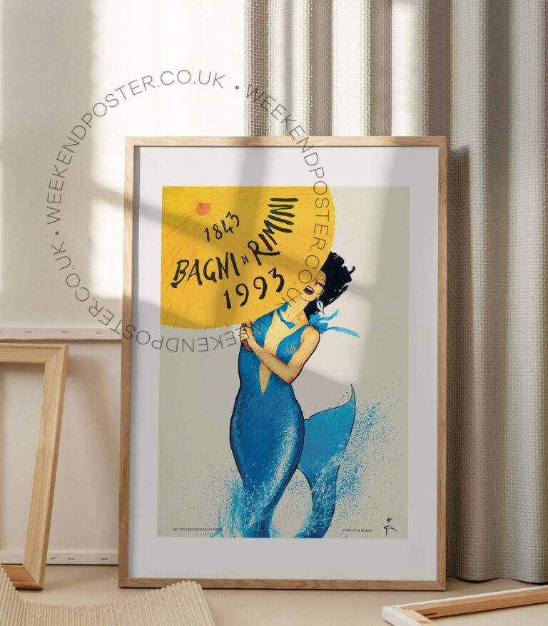 Bagni Di Rimini vintage poster