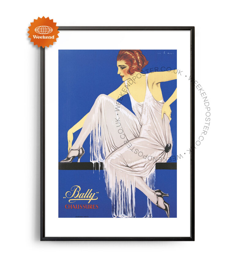 Bally Chaussures vintage poster