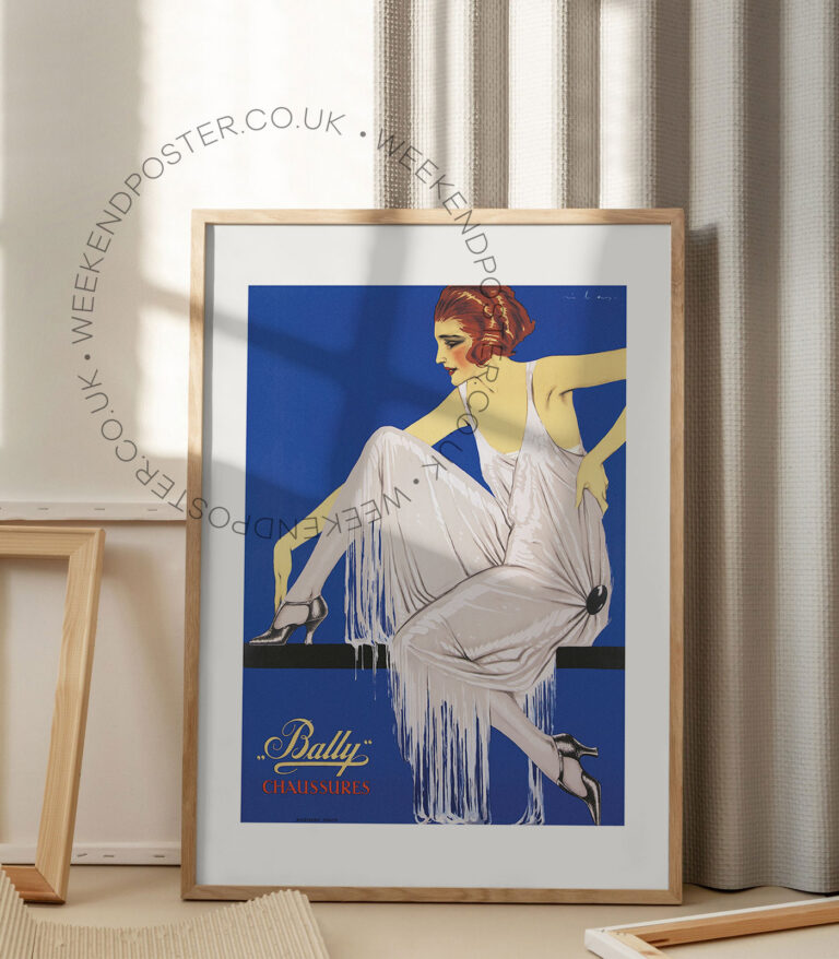 Bally Chaussures vintage poster