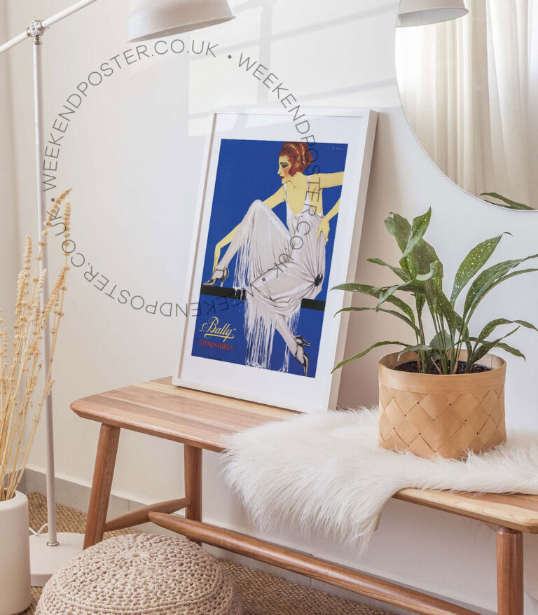 Bally Chaussures vintage poster