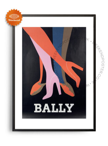 Bally vintage poster