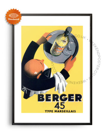 Berger 45 vintage poster