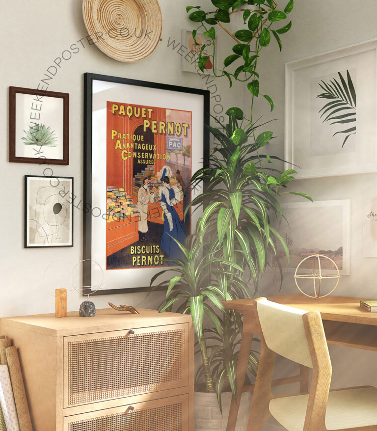 Biscuits Pernot vintage poster