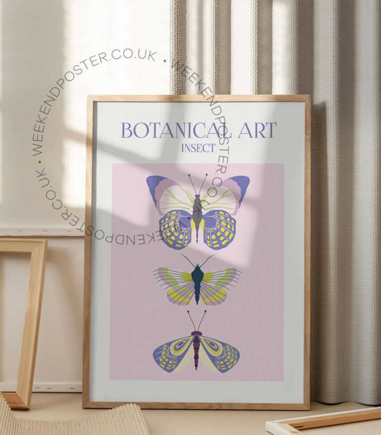Botanical Art Insect poster