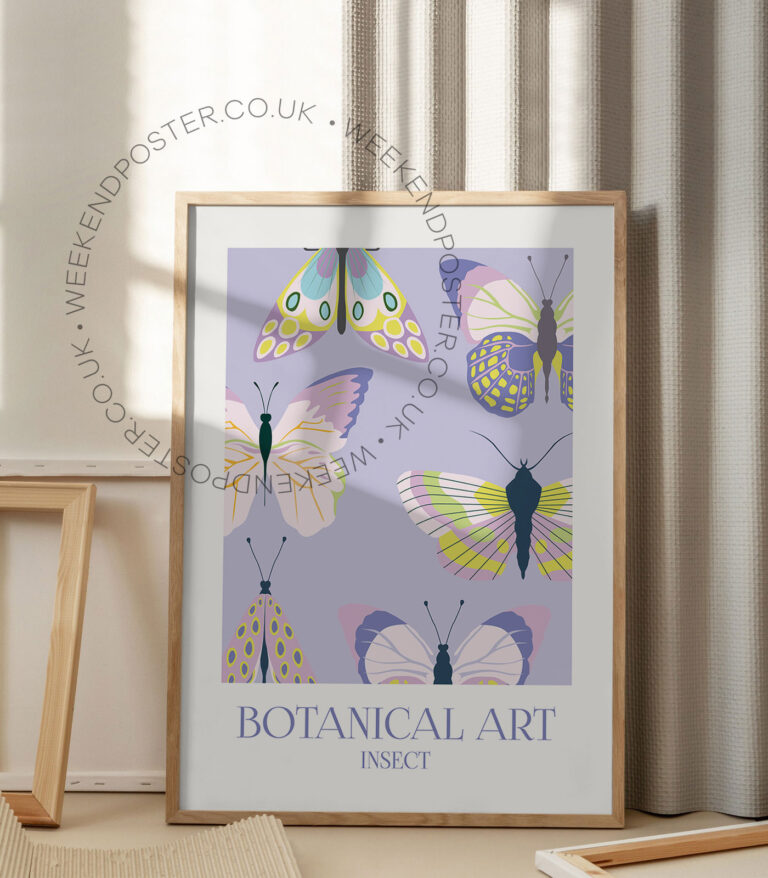Botanical Art Insect poster