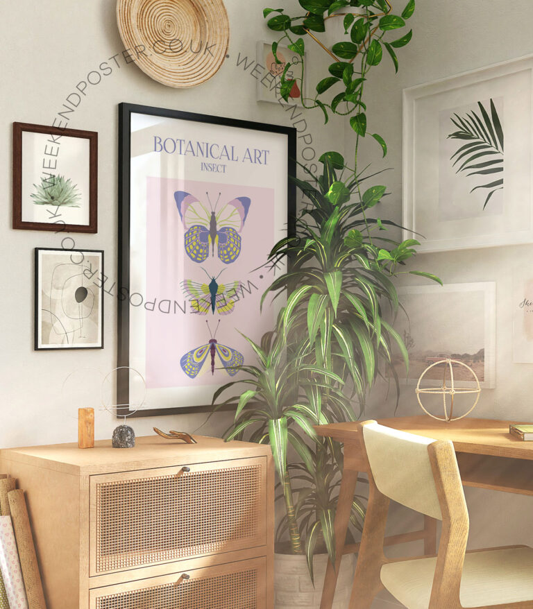 Botanical Art Insect poster