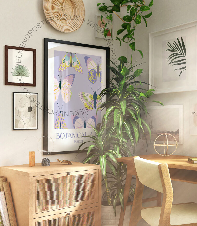 Botanical Art Insect poster