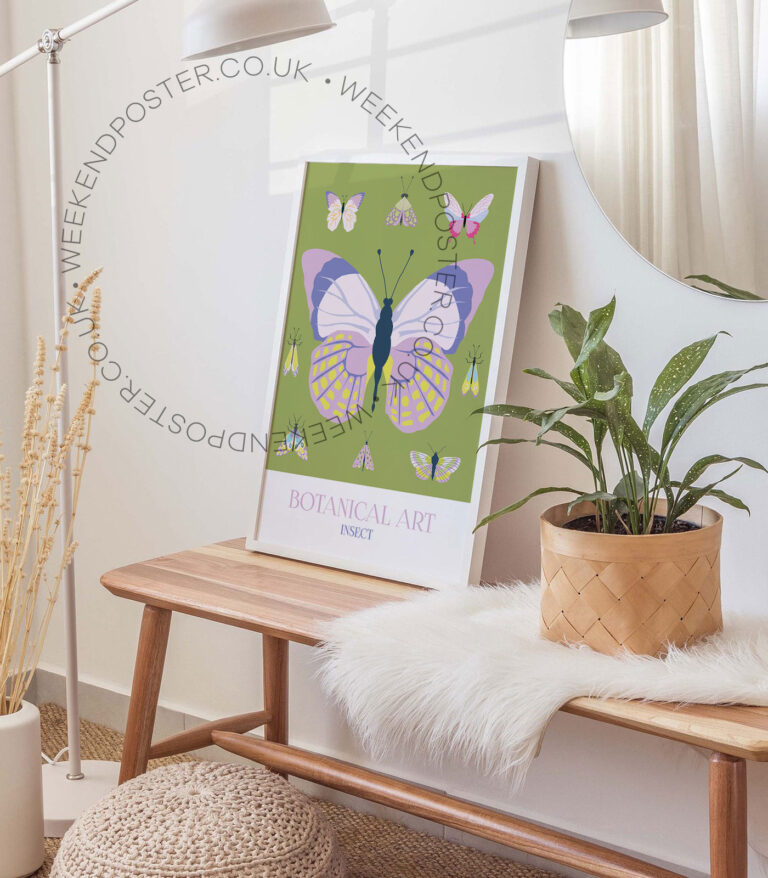 Botanical Art Insect poster