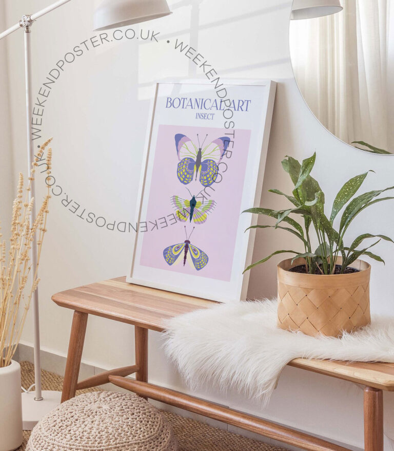 Botanical Art Insect poster