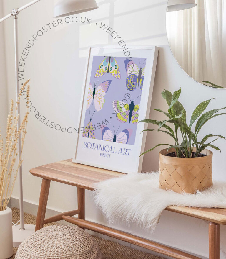 Botanical Art Insect poster