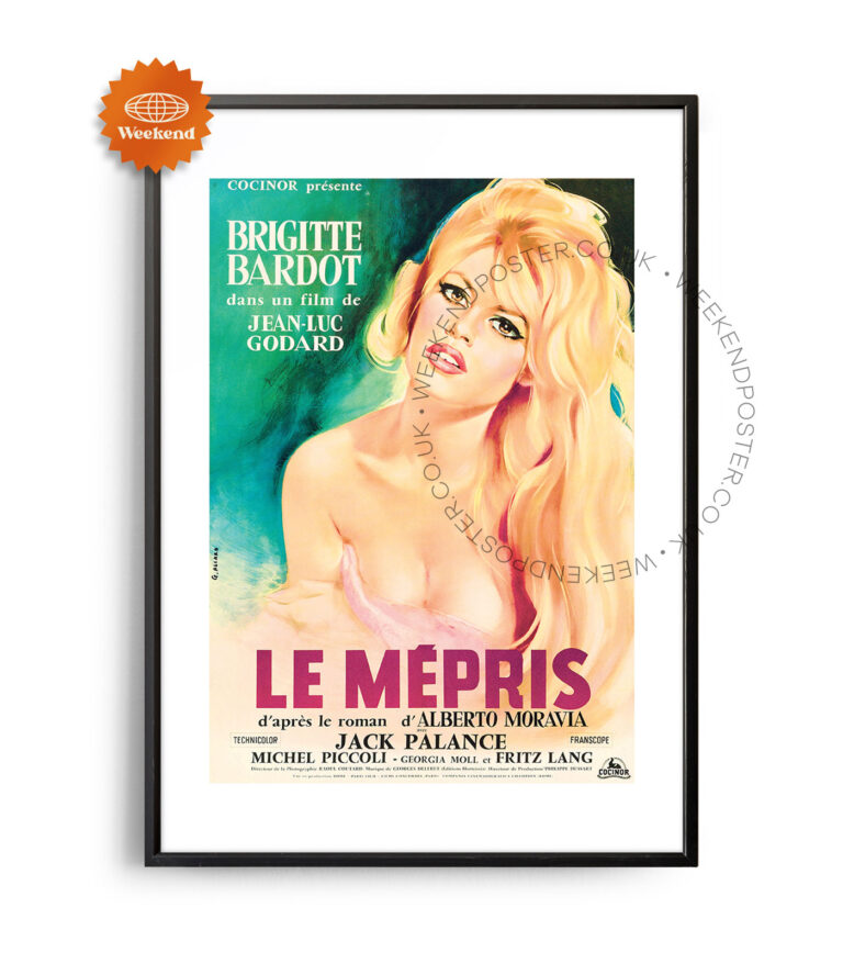 Brigitte Bardot vintage poster