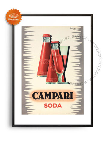 Campari Soda vintage poster