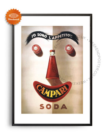 Campari Soda vintage poster