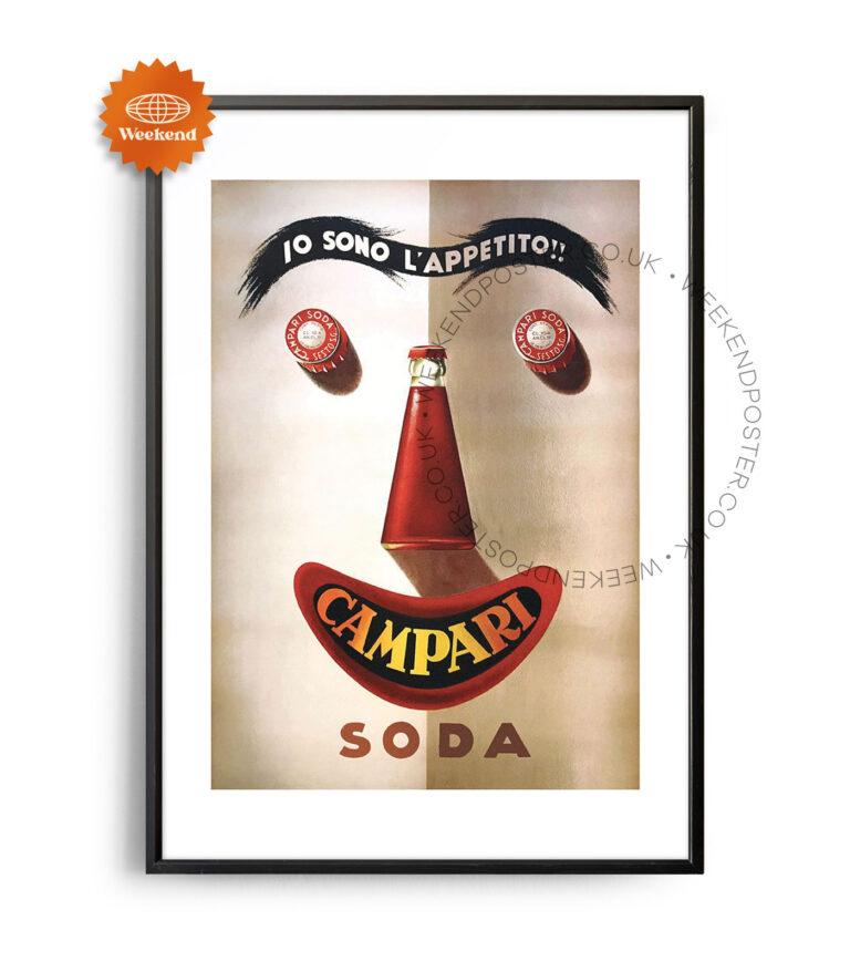 Campari Soda vintage poster