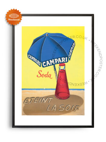 Campari Soda vintage poster