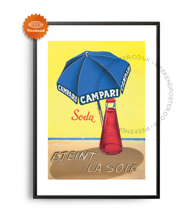 Campari Soda vintage poster