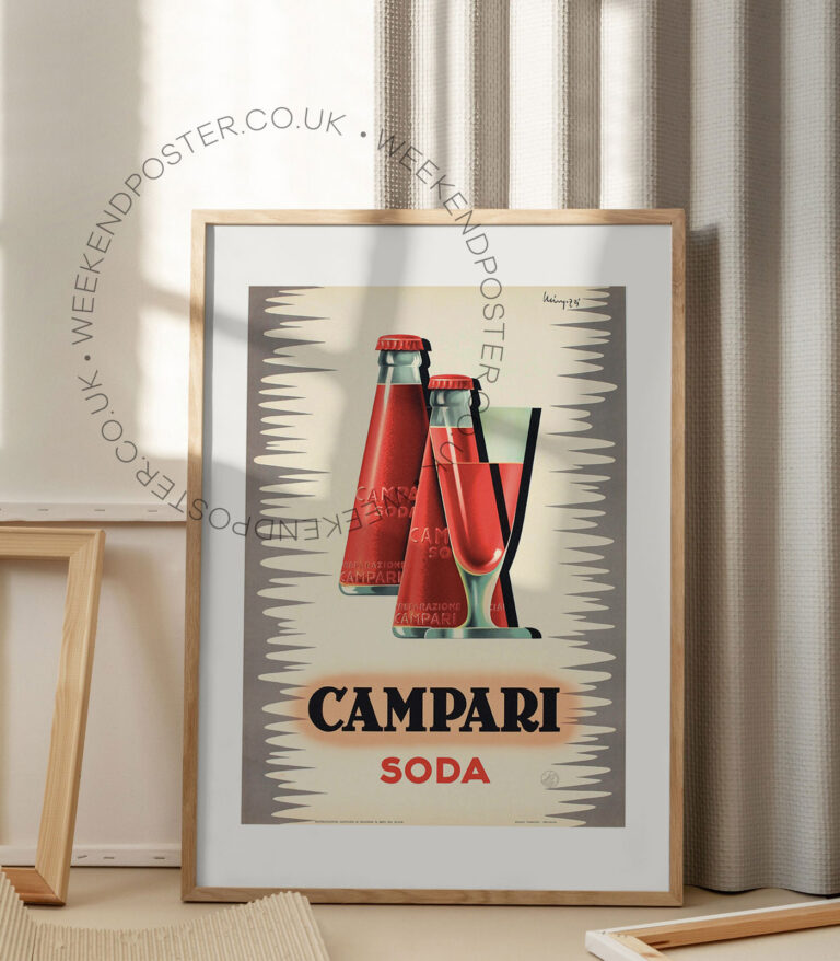 Campari Soda vintage poster
