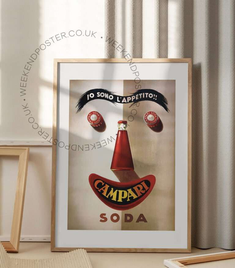 Campari Soda vintage poster