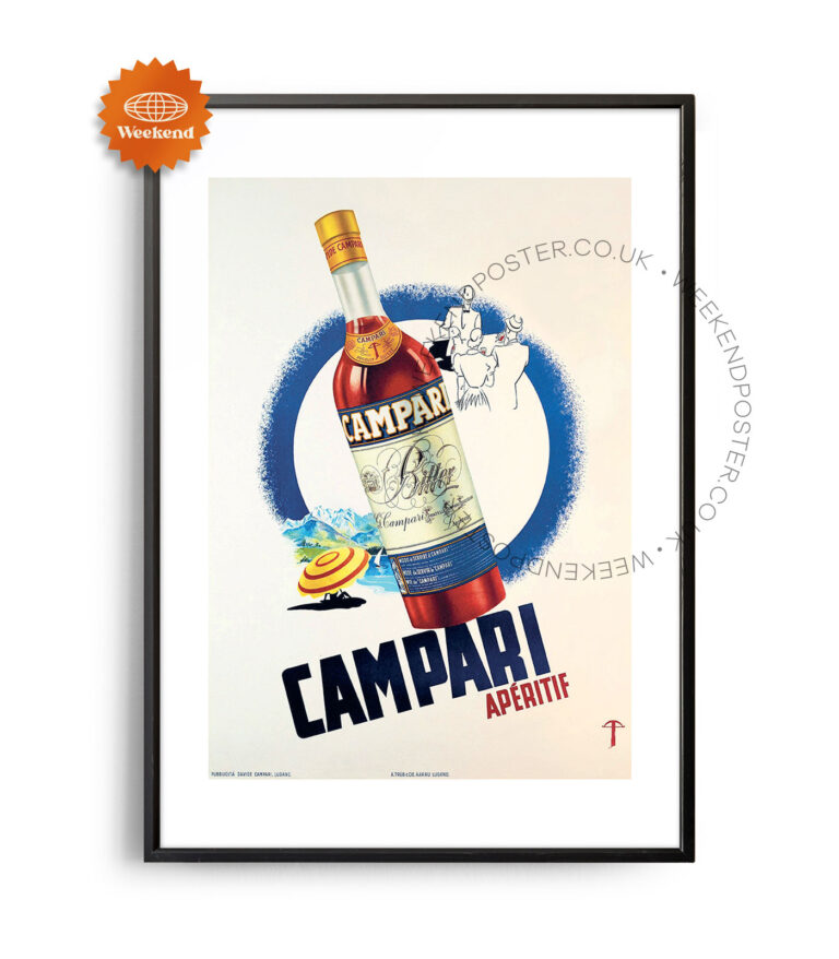 Campari vintage poster