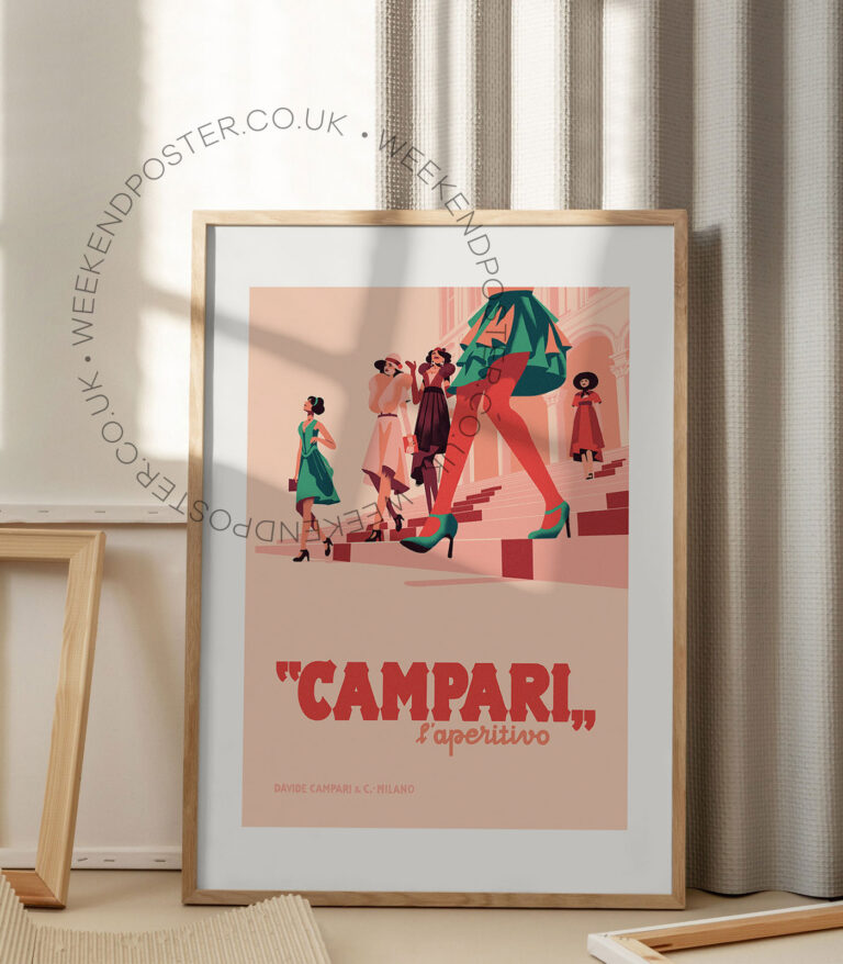 Campari vintage poster