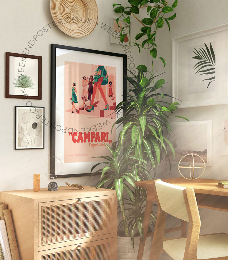 Campari vintage poster