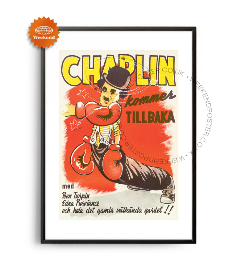 Chaplin Vintage poster