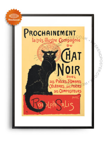 Chat Noir vintage poster