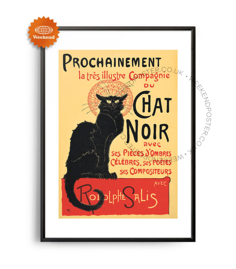 Chat Noir vintage poster